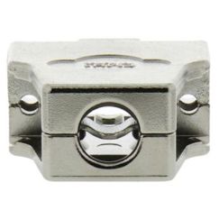 FCT FMH D-Sub-Gehäuse gerade | 9-polig | Silber | Größe E | aus Zinkdruckguss | Nickel-beschichtet