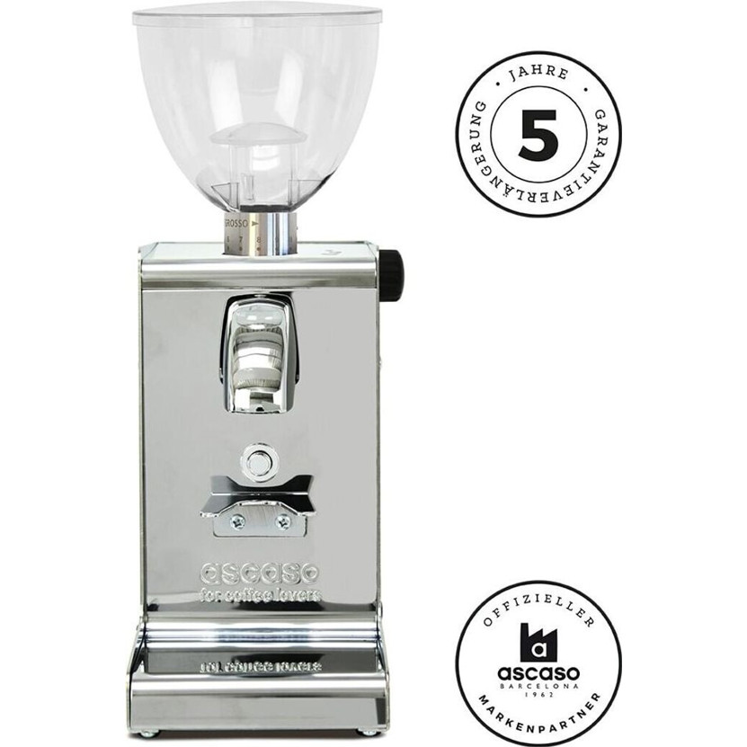 Ascaso iSteel i2 Espressomühle - Poliertes Aluminium mit Timer