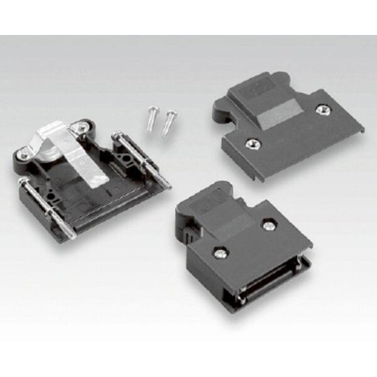 3M™ MDR Rundkabel Verbinder Griffkappe - 50-pol - Schwarz - D-Sub Gehäuse - Serie 103