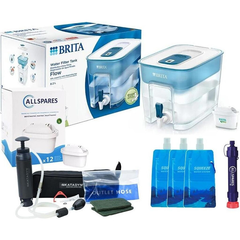 BRITA Wasserfilter Notfallpaket - Large Prepper-Paket mit Wasserfiltern für Notsituationen