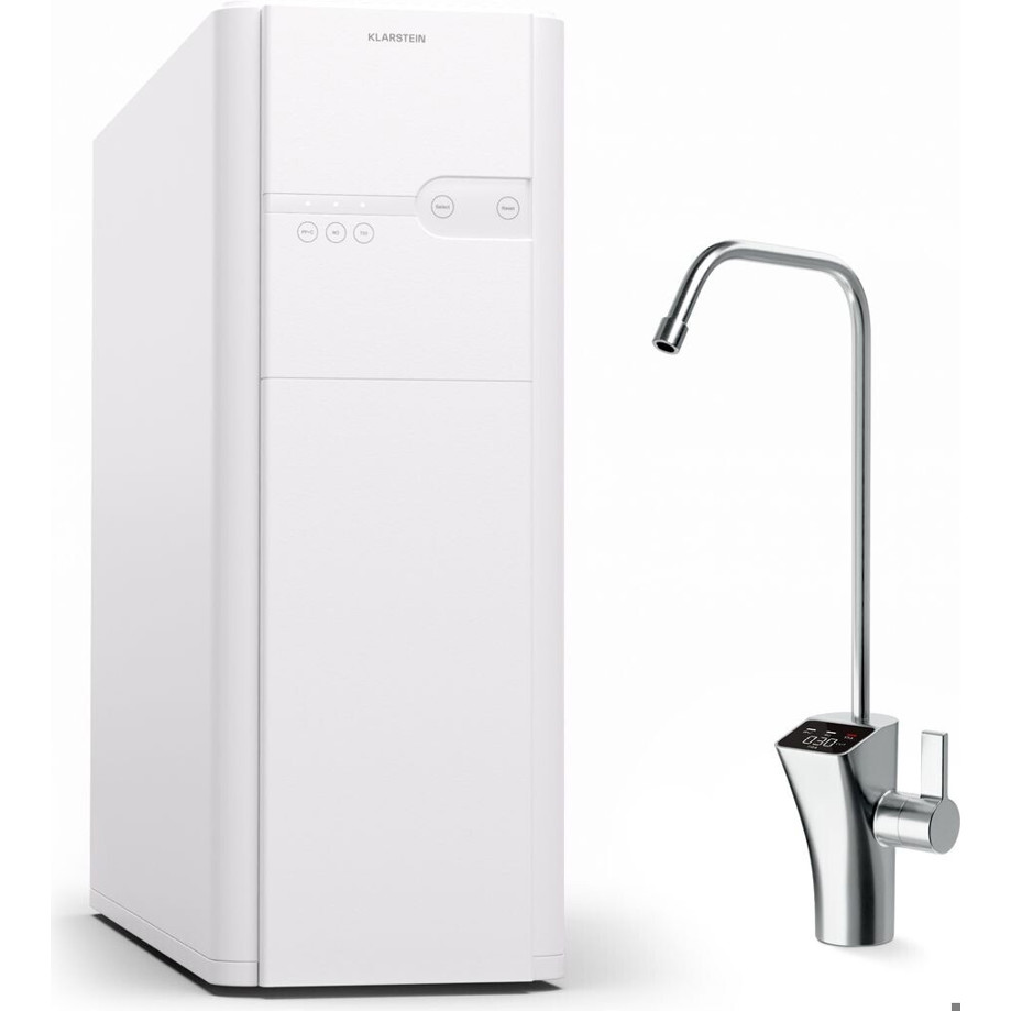 Klarstein Osmose-Wasserfilter-System 600 GPD – Weiß – Effiziente Umkehrosmose-Technologie für reines Trinkwasser