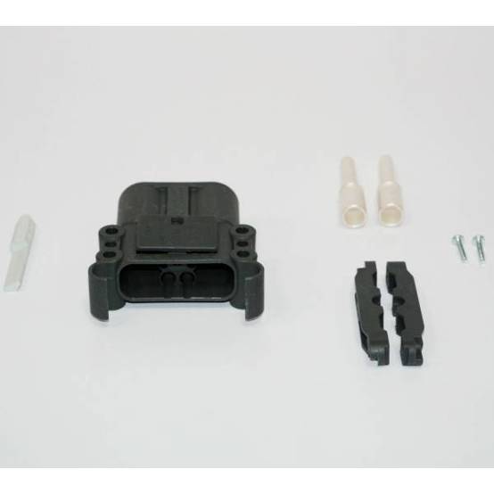 REMA Stecker Euro Din 160A 50mm² (Kodierstift grau | Hauptkontakt | Zugentlastung)