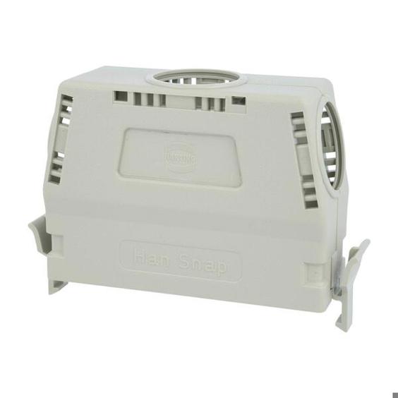 09330240401 Harting Snap Schalengehäuse Baugröße 24B | Oberteil Version 1 mit Zugentlastung mittels Kabelbinder