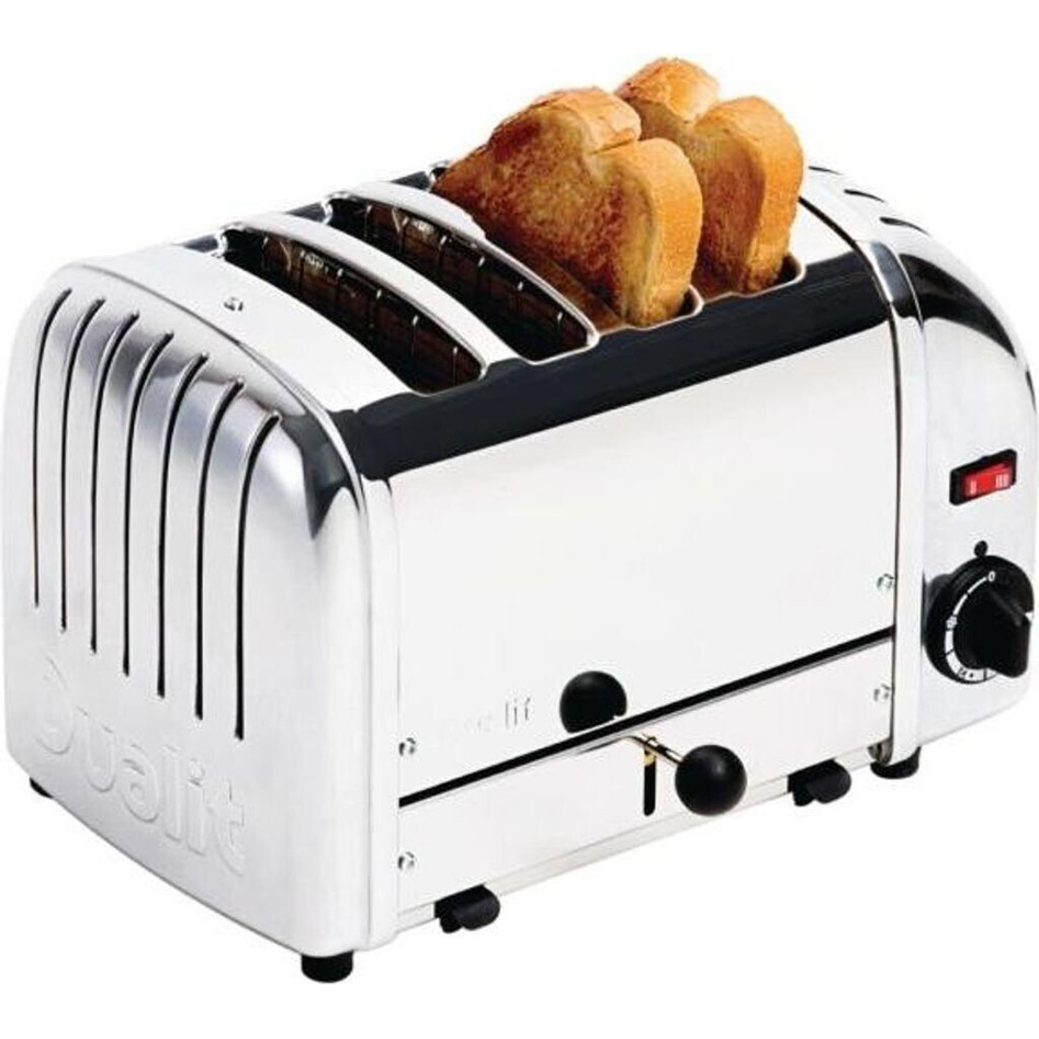 Dualit Vario 4-Slice Toaster in Silver (Model 40365)