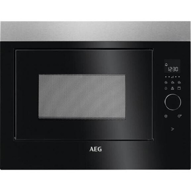 AEG MBE2658D-M Mikrowelle mit Grillfunktion – 26L, 900W, Edelstahl, energieeffizient