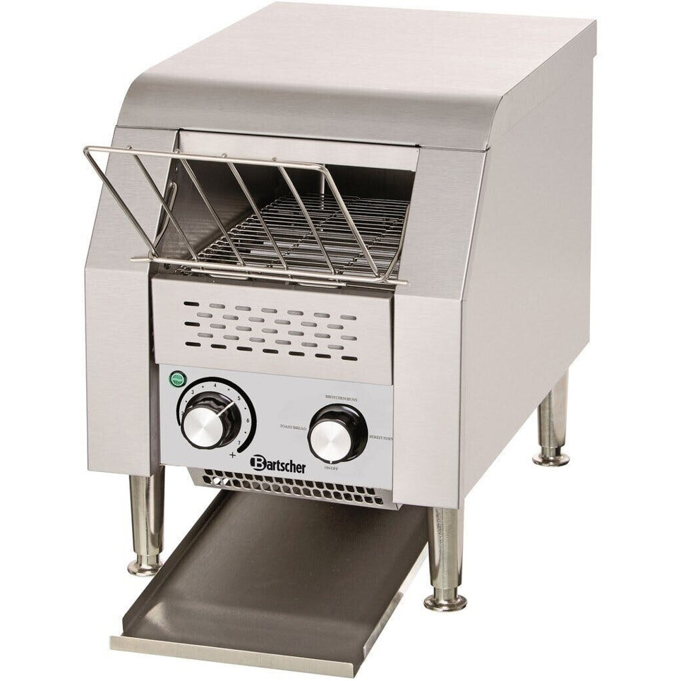 Bartscher Mini Durchlauftoaster (Modell 100211) - Perfekte Toasts in kurzer Zeit