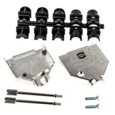 HARTING D-Sub Gehäuse, 15-polig, Größe A, Metall - Gerade