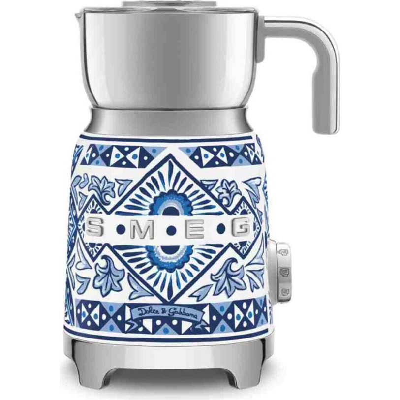 Smeg Dolce Gabbana Milchaufschäumer Blu Mediterraneo MFF01DGBEU