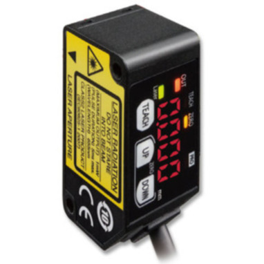 HG-C1200-P Laser-Abstandssensor - 0,2 m Reichweite, PNP, 12-24 VDC, Kabelanschluss, IP67