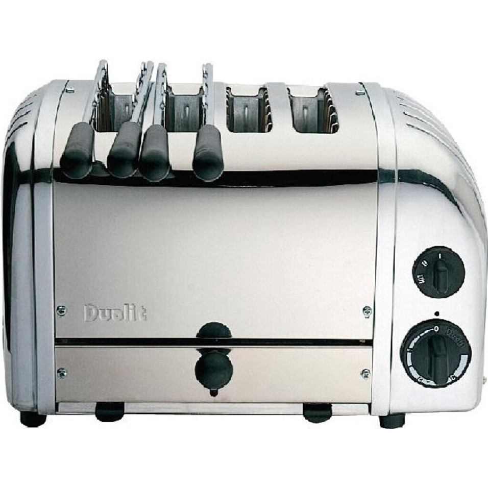 Dualit Classic Combi Toaster 2x2 - Metallic Silver (Model 42174)