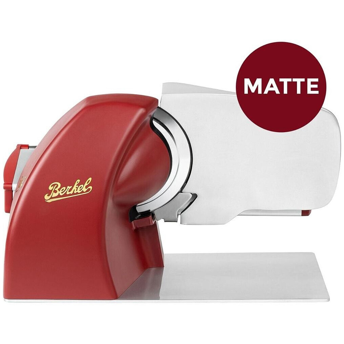 Berkel Home Line Plus 200 - Mattrot Aufschnittmaschine mit 195 mm Klinge | Hochwertiger Allesschneider