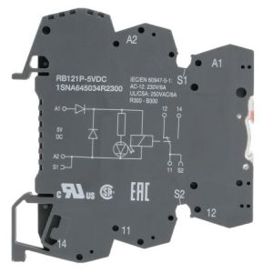 ABB R600 Interface Relais 5V dc | 1-poliger Wechsler DIN-Schienen 5V dc ABB R600 Interface Relais 5V dc | 1-poliger Wechsler DIN-Schienen 5V dc