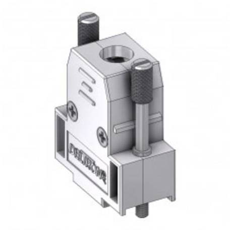 Deltron Connectors CTLM09UN4 D-SUB Gehäuse Polzahl: 9 Kunststoff | metallisiert 180 ° Metall 1 St.