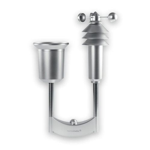 Homematic IP HMIP-SWO-PL Outdoor Temperatur- & Feuchtigkeitssensor – Freistehend & Kabellos
