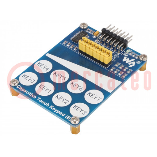 Kapazitiver Touch-Sensor – Abstandssensor mit GPIO und I2C (2,4 - 5,5 VDC, 16 Kanäle)
