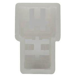TE Connectivity AMP FASTIN-FASTON Crimpkontaktgehäuse | Gr. 6.35mm | Stecker | Nylon 6.6 | B 6.35mm | Natur | 2-polig TE Connectivity AMP FASTIN-FASTON Crimpkontaktgehäuse | Gr. 6.35mm | Stecker | Nylon 6.6 | B 6.35mm | Natur | 2-polig