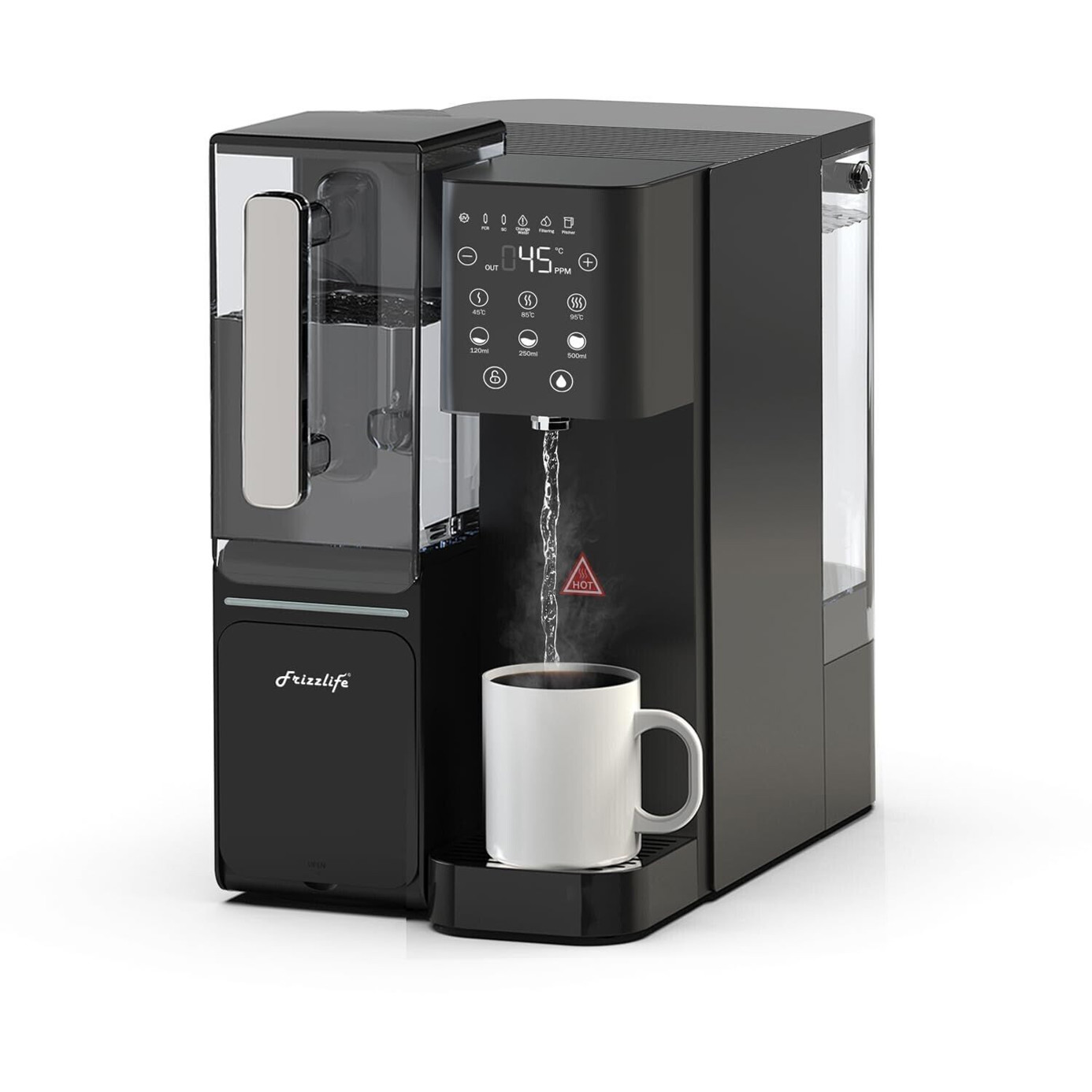 FRIZZLIFE WB99-H Wasserkocher - Modernes Design & Hochleistungsfunktion