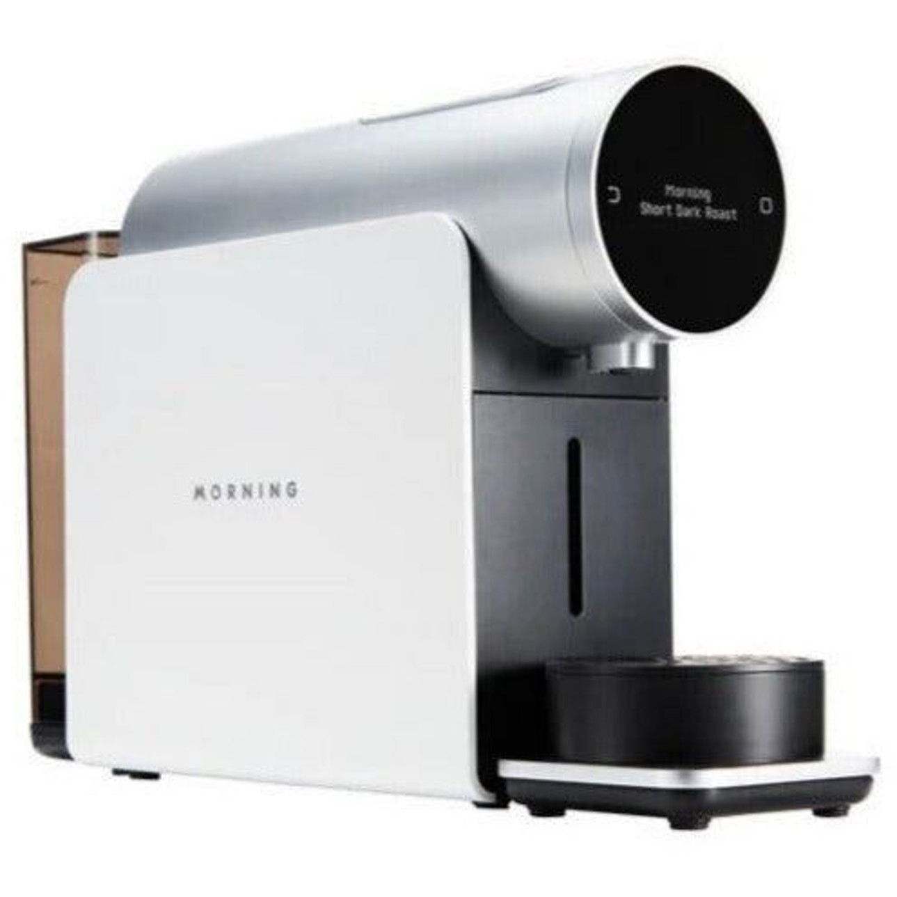 Kapselmaschine Morning - Elegantes Weiß für perfekten Kaffeegenuss